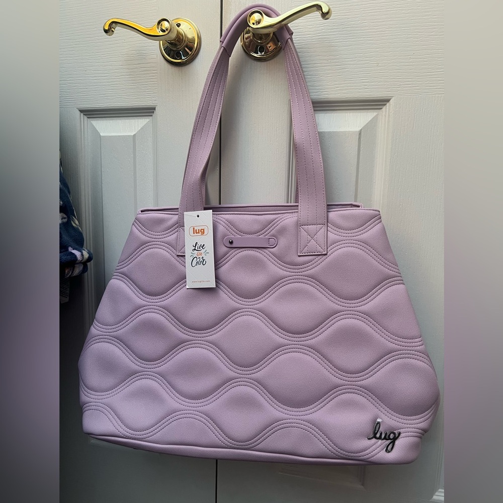 LUG Tempo Matte Luxe VL Tote Bag - Sugerplum IcePop NWT